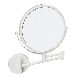 Косметическое зеркало BEMETA MIRROR 112201514 19х19см белый с регулировкой положения