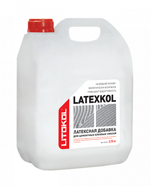 Добавка для цементных клеев LITOKOL LATEXKOL-м 3,75кг