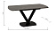 Кухонный стол раскладной AERO 80х120х75см ламинат/сталь Ant