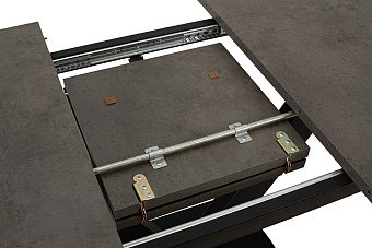 Кухонный стол раскладной AERO 80х120х75см ламинат/сталь Ant