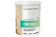 Декоративное покрытие VINCENT DECOR Cire deco Лессирующая краска, содержащая воск 2,5кг