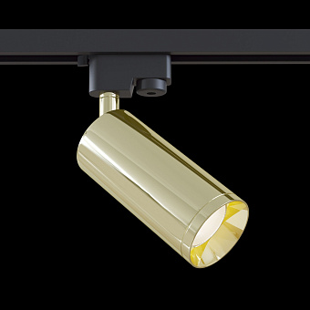 Трековый светильник Maytoni Focus TR004-1-GU10-G 50Вт GU10 золото для однофазного трека