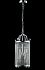 Светильник подвесной CRYSTAL LUX TADEO TADEO SP4 D200 CHROME/TRANSPARENTE 160Вт E14