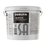 Краска универсальная шелково-матовая DERUFA Profi Supracryl Прозрачный основа C 0,9л