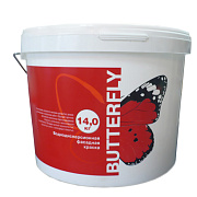 Краска универсальная фасадная DERUFA Butterfly Белый основа A 14л