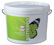 Краска для стен и потолков матовая DERUFA Butterfly Белый основа A 14л