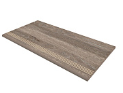 Плитка для ступеней ESTIMA Dream Wood DWs05/NR_R9/30,6x60,9x8N/GW серый 60,9х30,6см 1,488кв.м. матовая