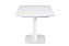 Кухонный стол раскладной AERO 80х140х75см закаленное стекло White Glass