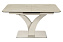 Кухонный стол раскладной AERO 85х140х76см закаленное стекло/керамика/сталь Cap Rock