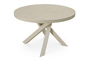 Кухонный стол раскладной AERO 120х120х76см керамика/сталь Cap
