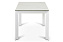 Кухонный стол раскладной AERO 80х120х77см закаленное стекло/керамика/сталь Carrara