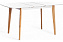 Кухонный стол раскладной AWENTA Claire 75х110х75см МДФ Natural/White