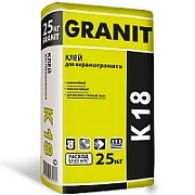 Цементный клей Морозостойкий GRANIT K-18 25кг