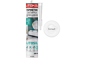 Герметик силиконовый LITOKOL LITOSIL белый 0,28л