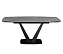 Кухонный стол раскладной AERO 89х140х76см закаленное стекло/керамика/сталь Pietra Grey