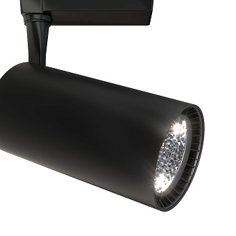 Трековый светильник Maytoni Vuoro TR003-1-40W4K-B 35,4Вт LED чёрный для однофазного трека