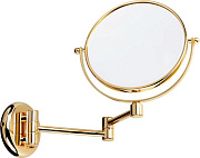 Косметическое зеркало Stil Haus 489(25) 18х18см бронза с увеличением