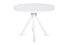 Кухонный стол раскладной AERO 100х100х74см закаленное стекло/сталь White Glass