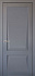 Межкомнатная дверь Uberture Perfecto 101 Серый бархат Экошпон 600х2000мм глухая
