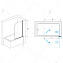 Стеклянная шторка на ванну RGW Screens SC-09B 150х60см