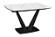 Кухонный стол раскладной AERO 85х120х76см закаленное стекло/керамика/сталь Mrb Pl