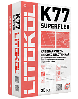Эластичный клей для плитки LITOKOL SUPERFFEX К77 25кг