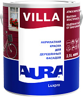 Краска для дерева фасадная AURA Villa Белый основа A 2,5л