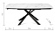Кухонный стол раскладной AERO 100х130х76см закаленное стекло/керамика/сталь Mrb Pl