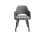 Кухонный стул AERO 54х54х80см велюр/сталь Dark Grey