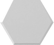 Настенная плитка WOW Wow 108943 Mini Hexa Ice White Matt. 15х17,3см 0,405кв.м. матовая