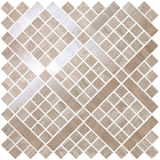 Керамическая мозаика Atlas Concord Италия Marvel Pro 9MVB Travertino Silver Diagonal Mosaic 30,5х30,5см 0,558кв.м.