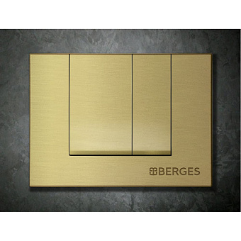 Кнопка для инсталляции BERGES NOVUM S8 бронза