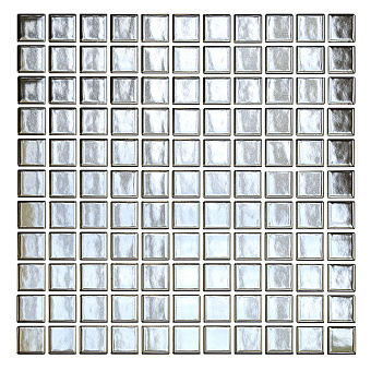 Керамическая мозаика Starmosaic Metal CIO917JY Silver Glossy 32,5х32,5см 1,01кв.м.