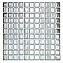 Керамическая мозаика Starmosaic Metal CIO917JY Silver Glossy 32,5х32,5см 1,01кв.м.