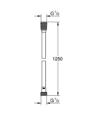 Душевой шланг GROHE 26335000 125см хром