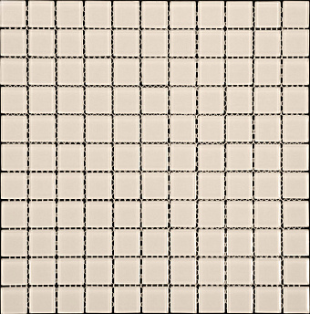 Стеклянная мозаика Mir Mosaic Color palette A-085 бежевый 30х30см 0,9кв.м.