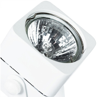 Трековый светильник Arte Lamp LENTE A1314PL-1WH 50Вт GU10 белый для однофазного трека