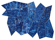 Керамическая мозаика Atlas Concord Италия Marvel Dream AOVN Ultramarine Leaf Lapp 42,3х27,2см 0,69кв.м.