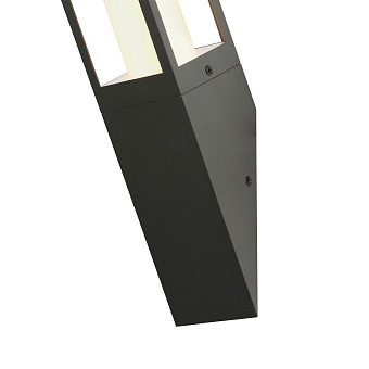 Светильник фасадный Favourite Later 3036-1W 35Вт IP20 GU10 матовый/чёрный