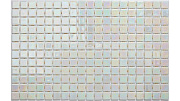 Стеклянная мозаика Ezzari PERLA TES76205 белый/голубой/серый 31,3х49,5см 2кв.м.