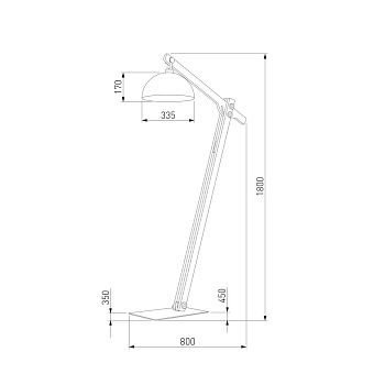 Торшер TK Lighting Oslo 5023 60Вт E27