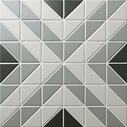 Керамическая мозаика Starmosaic Homework TR2-CH-SQ2 Albion Cube Olive 27,5х27,5см 1,52кв.м.