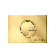 Кнопка для инсталляции BERGES NOVUM R9 золото глянец