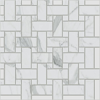 Керамическая мозаика ESTIMA Montis Mosaic/MN01_PS/MN01_NS/33x33/Intreccio Intreccio 33х33см 0,109кв.м.