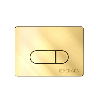Кнопка для инсталляции BERGES NOVUM D9 золото глянец