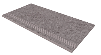 Плитка для ступеней ESTIMA Loft Steptrade/LF02_NS/30x60x10 серый 60х30см 0,18кв.м. матовая