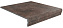 Плитка для ступеней KERAMA MARAZZI Пьерфон SG931200N\GR коричневый 30х30см 0,36кв.м. матовая