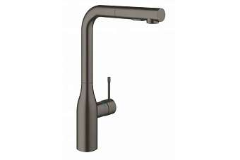 Смеситель для кухни GROHE Essence New 30270AL0 высокий излив чёрный