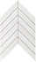 Керамическая мозаика Atlas Concord Италия MARVEL STONE 9SCD Bianco Dolomite Chevron Wall 25х30,5см 0,458кв.м.