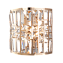 Светильник настенный Eurosvet Lory 10116/2 золото/прозрачный хрусталь Strotskis 60Вт E14
